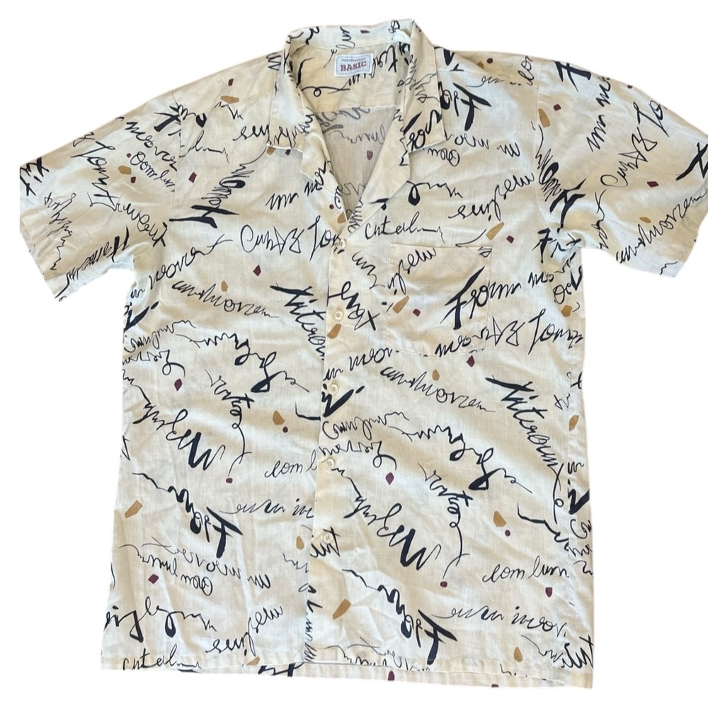 Independently Basic Vtg 90’s Graffiti Script Butt… - image 4